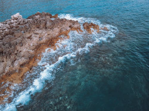 Imagine de stoc gratuită din coastă, erodate, fotografie cu drona