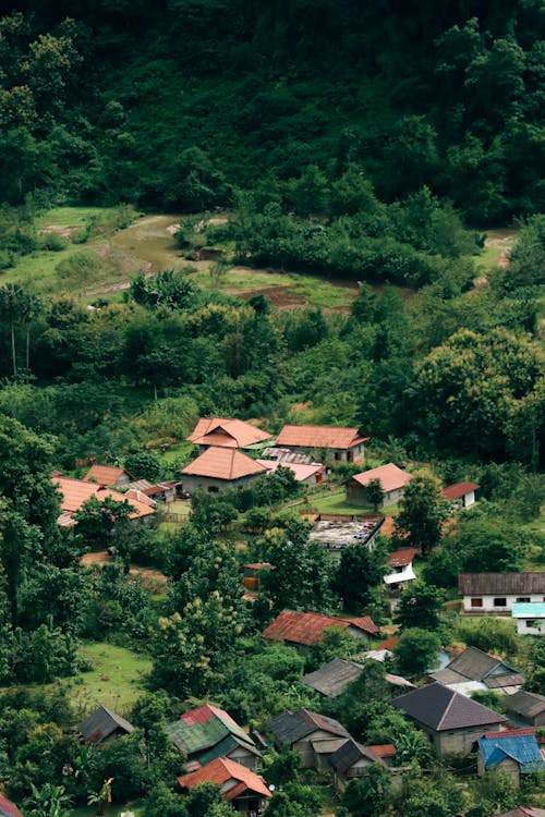 Immagine gratuita di campagna, case, edifici