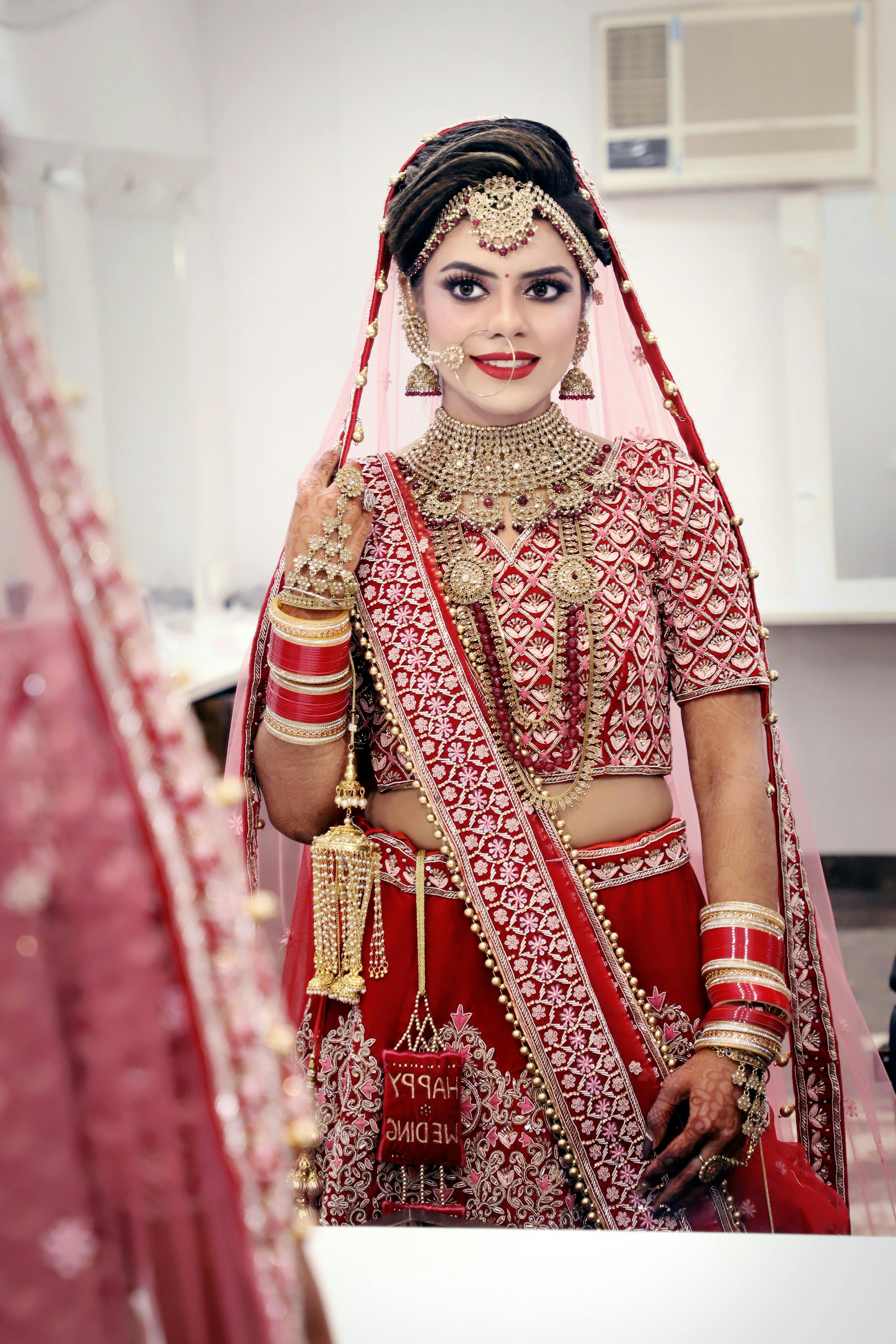 indian wedding reception portrait http://www.maharaniweddings.com/gal… | Indian  wedding poses, Indian wedding photography couples, Indian wedding couple  photography