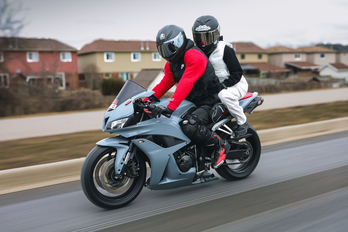 Motorcycle Two Men Two People on a Motorcycle · Free Stock Photo