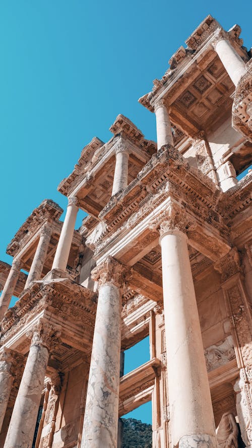 The ancient building in ephesus, turkey