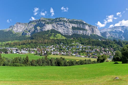 Fotobanka s bezplatnými fotkami na tému dedinský, flimserstein, hora