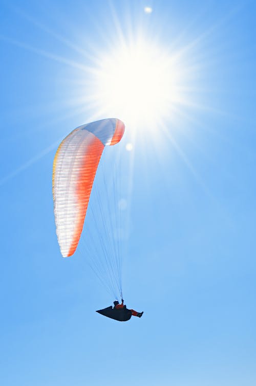 Free stock photo of adventure, fly, paraglide
