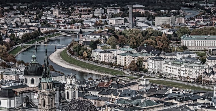 Aerial View Of City