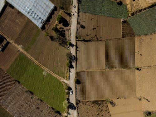 alanlar, arazi, drone çekimi içeren Ücretsiz stok fotoğraf