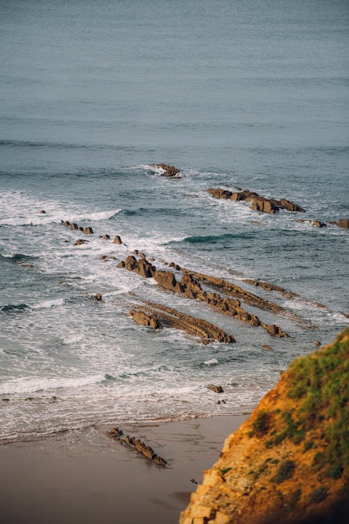 Безкоштовне стокове фото на тему «берег, Вибірковий фокус, знімок із дрона»
