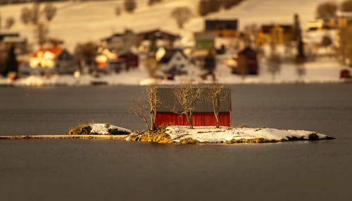 Fotos de stock gratuitas de agua, casa barco, invierno