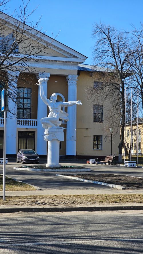 Free stock photo of park, statue, street Stock Photo