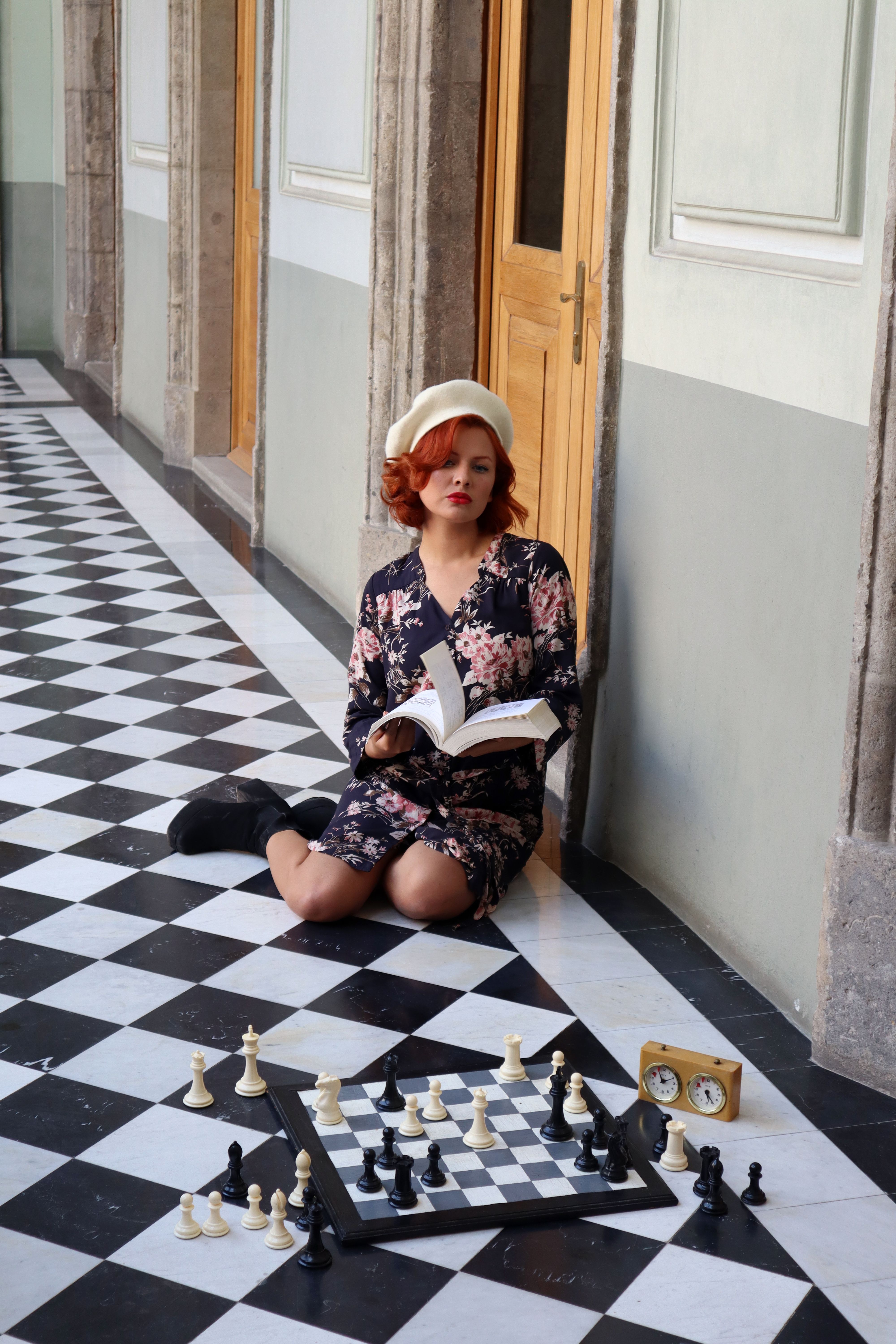 Chessboard dress