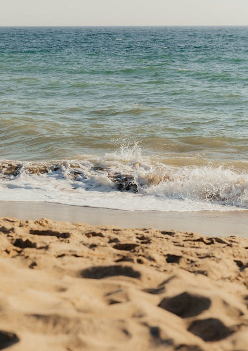 Foto profissional grátis de água, areia, beira-mar