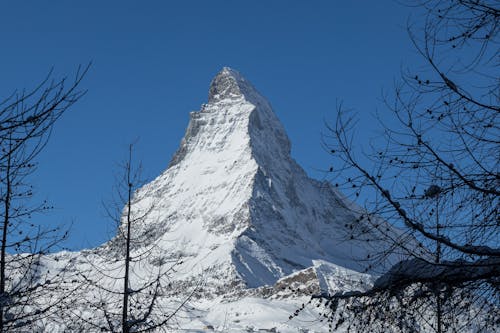 Mountain Covered with Snow 