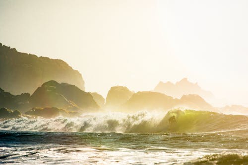 Free stock photo of ocean, sun, sunset