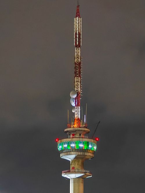 Free Tower in the Night Stock Photo
