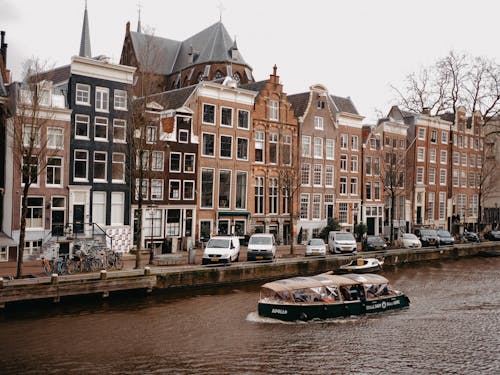 Ingyenes stockfotó Amszterdam, caras, csatorna témában