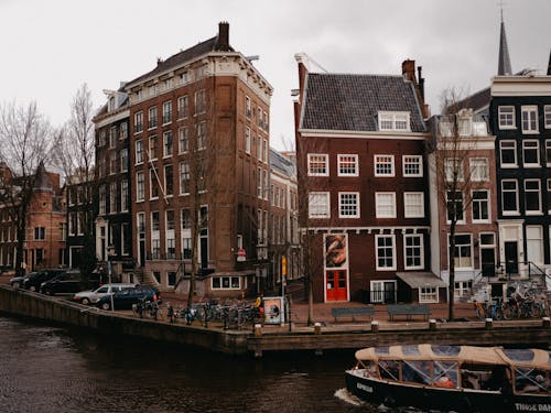 Immagine gratuita di amsterdam, barca, canale