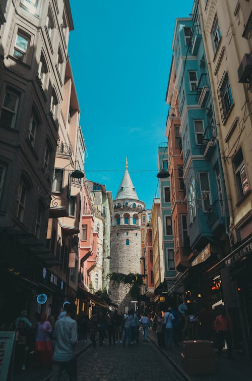 istanbultürkiye, ガラタ塔の無料の写真素材