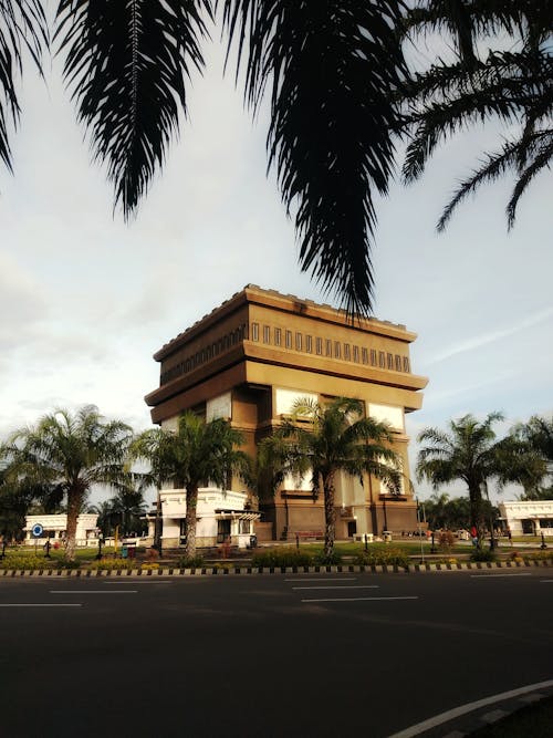 Simpang Lima Gumul Monument in Kediri in Indonesia