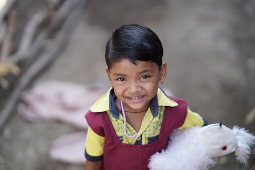 Free smile kid  Stock Photo