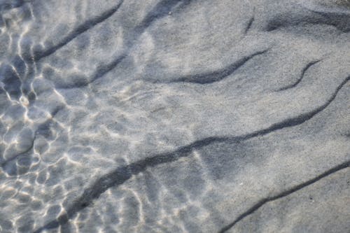 Shapes on Sand under Water