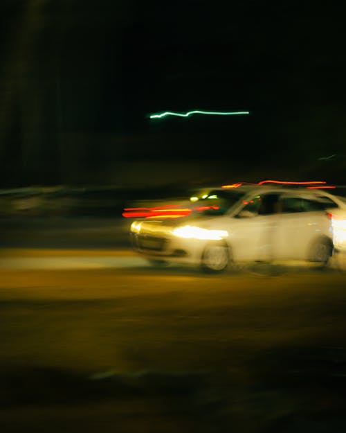 고속도로, 밤, 빠른의 무료 스톡 사진