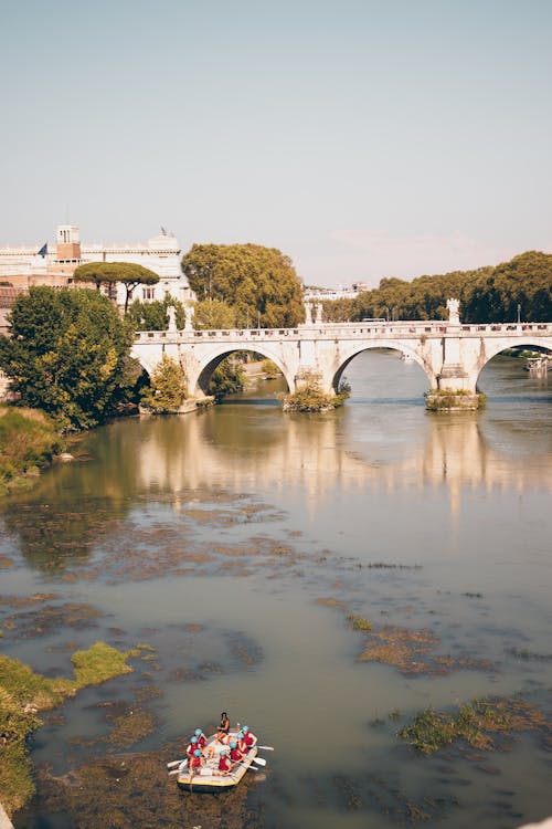 Foto stok gratis alam, itali, jembatan st angelo