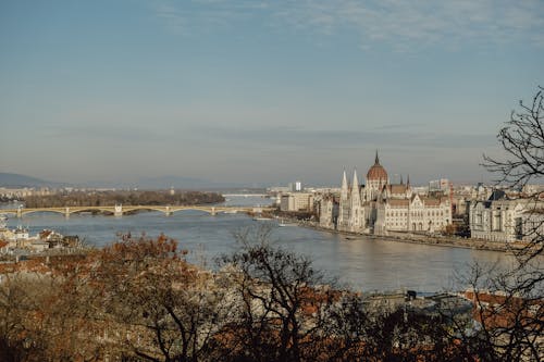 Ingyenes stockfotó Duna, épületek, fák témában