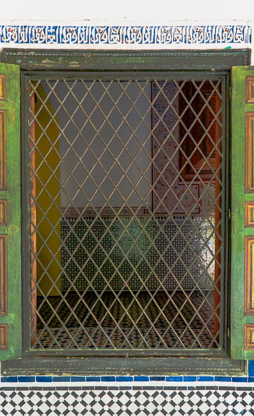 Net on Mosque Window