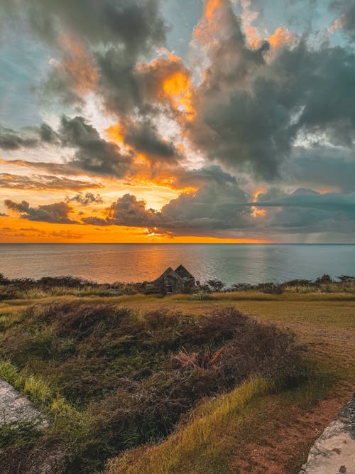 Imagine de stoc gratuită din apus, coastă, fotografiere verticală