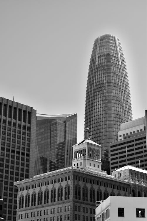 Бесплатное стоковое фото с башня продаж, вертикальный выстрел, город