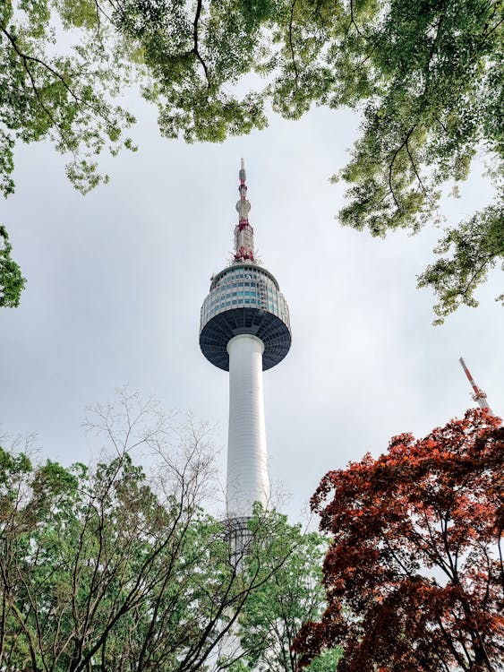 View of N Seoul Tower in Seoul in South Korea