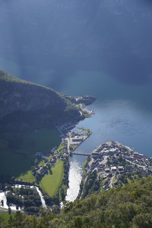Fotobanka s bezplatnými fotkami na tému aurlandsfjord.dll, kopec, krajina