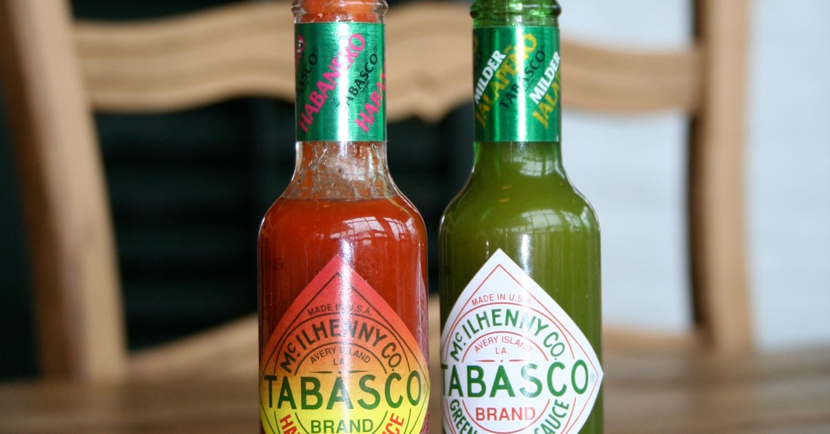 Free stock photo of hot sauce, tabasco