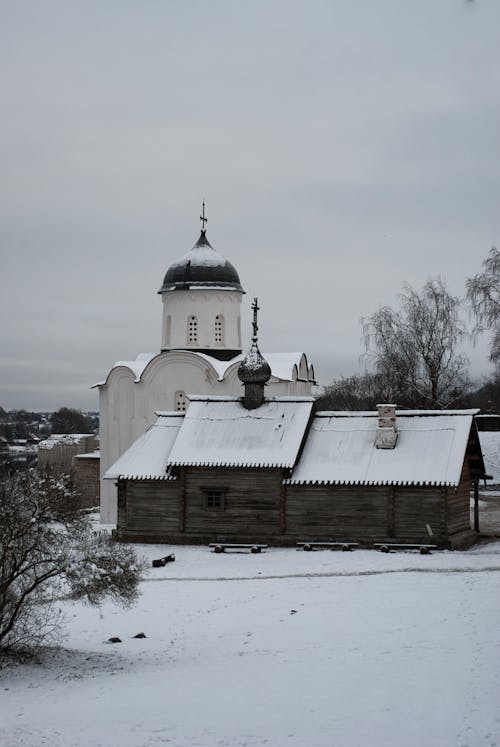俄國, 俄羅斯東正教教堂, 冬季 的 免費圖庫相片