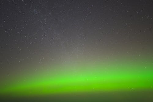 Foto d'estoc gratuïta de aurora boreal, cel clar, estrelles