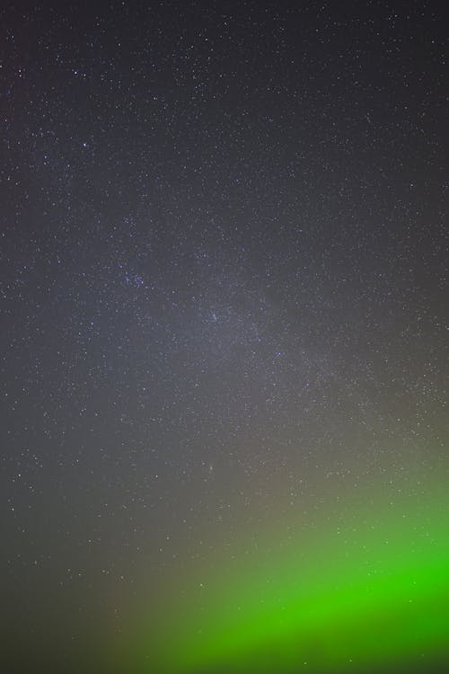 밤, 별, 북극광의 무료 스톡 사진