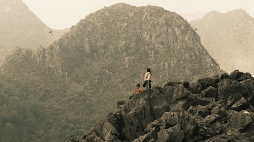 Gratis stockfoto met avontuur, bergen, dronefoto