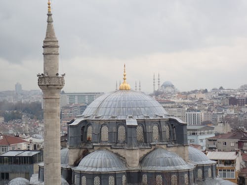 Photos gratuites de dinde, extérieur de bâtiment, hagia sophia