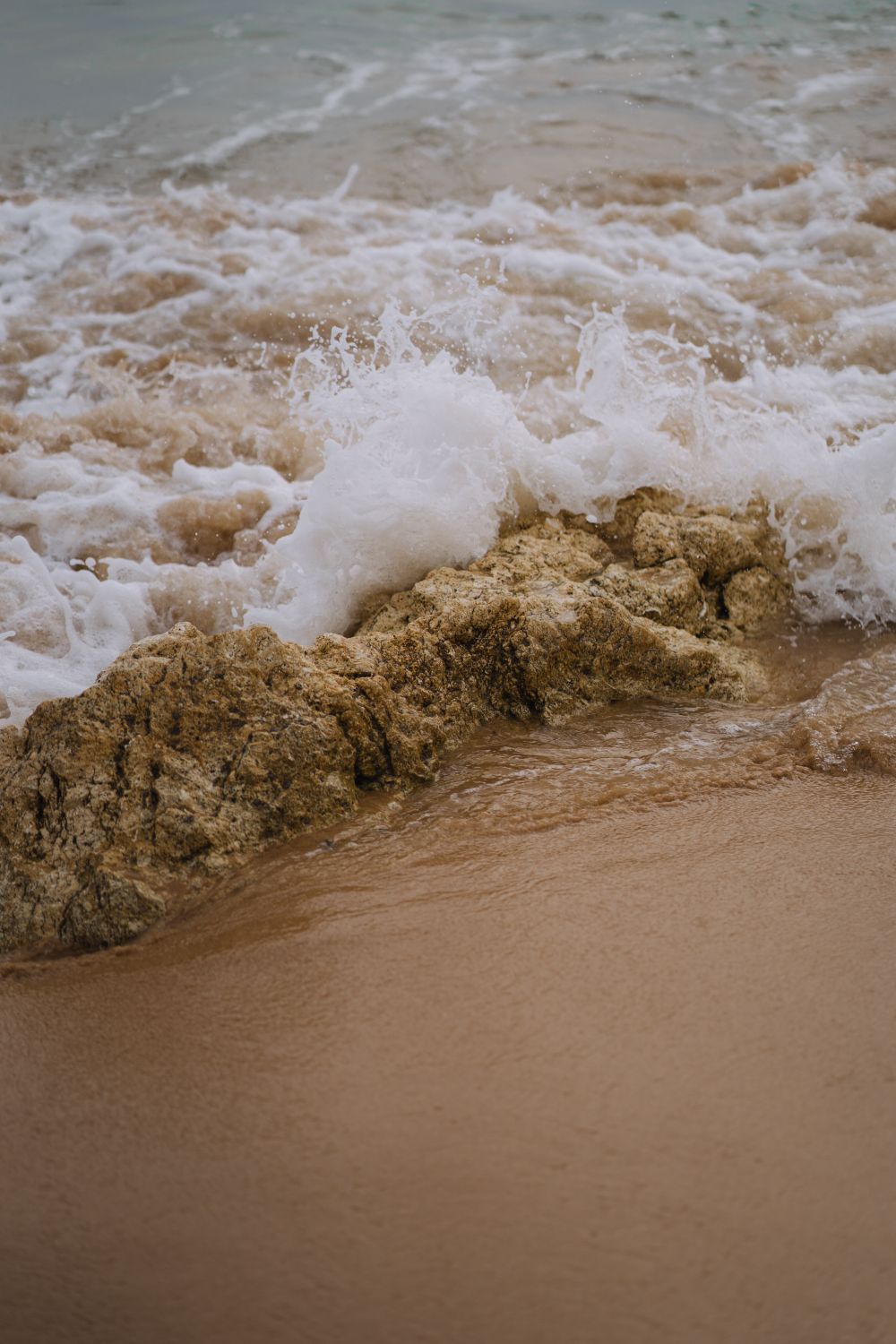Light Bouncing Off Rocks Sea Waves Bouncing Off Rocks · Free Stock Photo