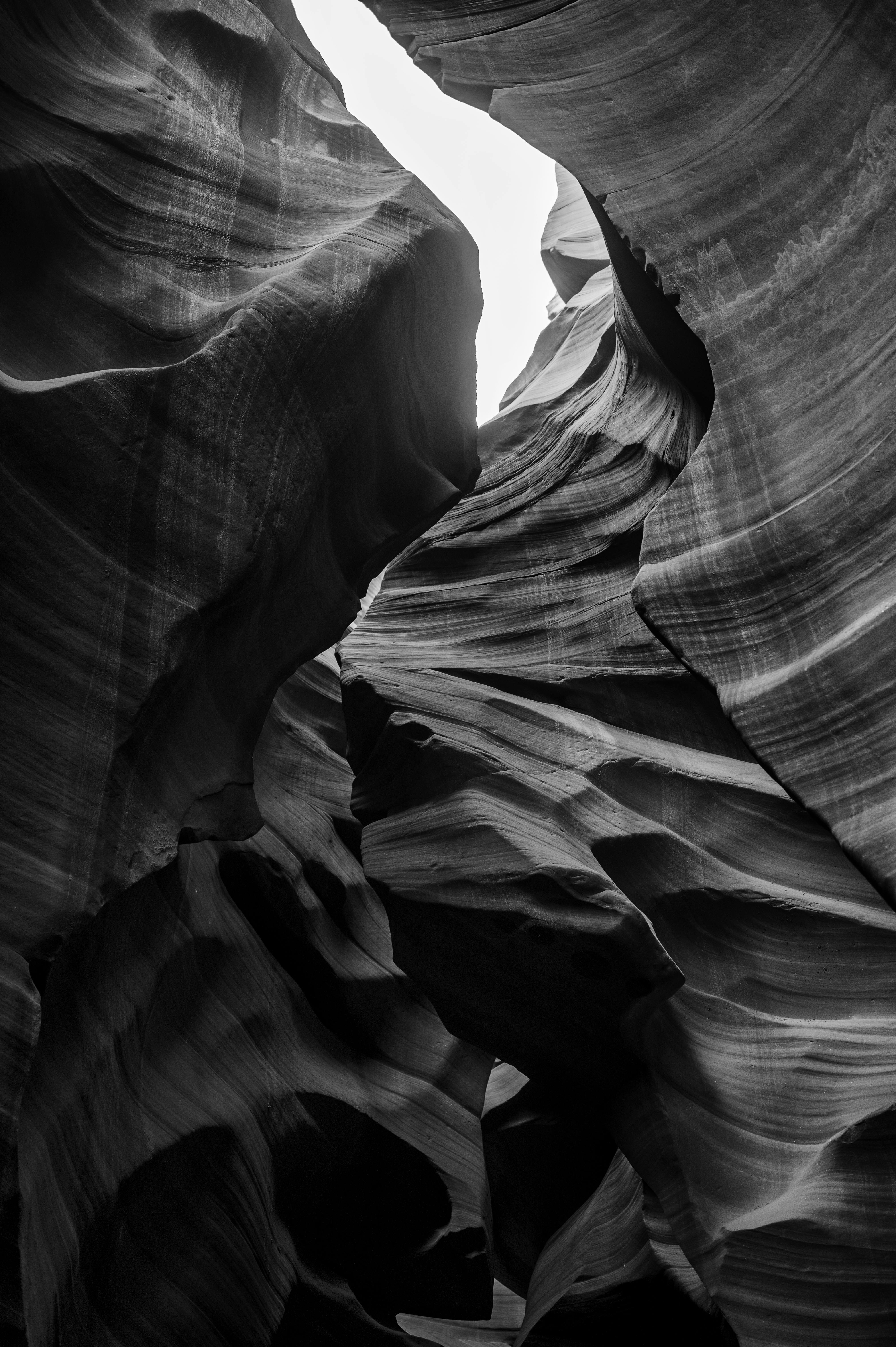 rocks in antelope canyon in usa