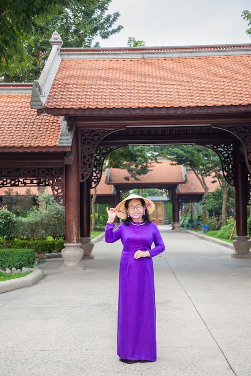 Gratis lagerfoto af ao dai, elegant, hat