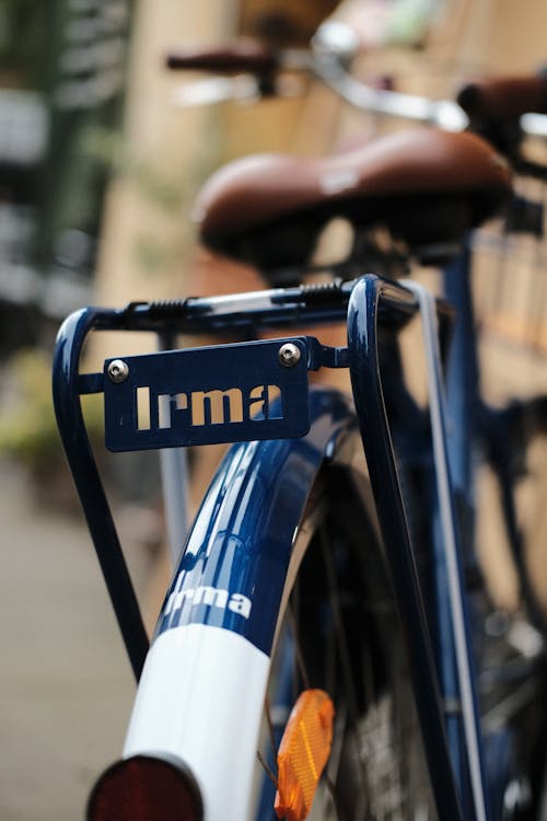 Close-up of a Bicycle Parked Outside 