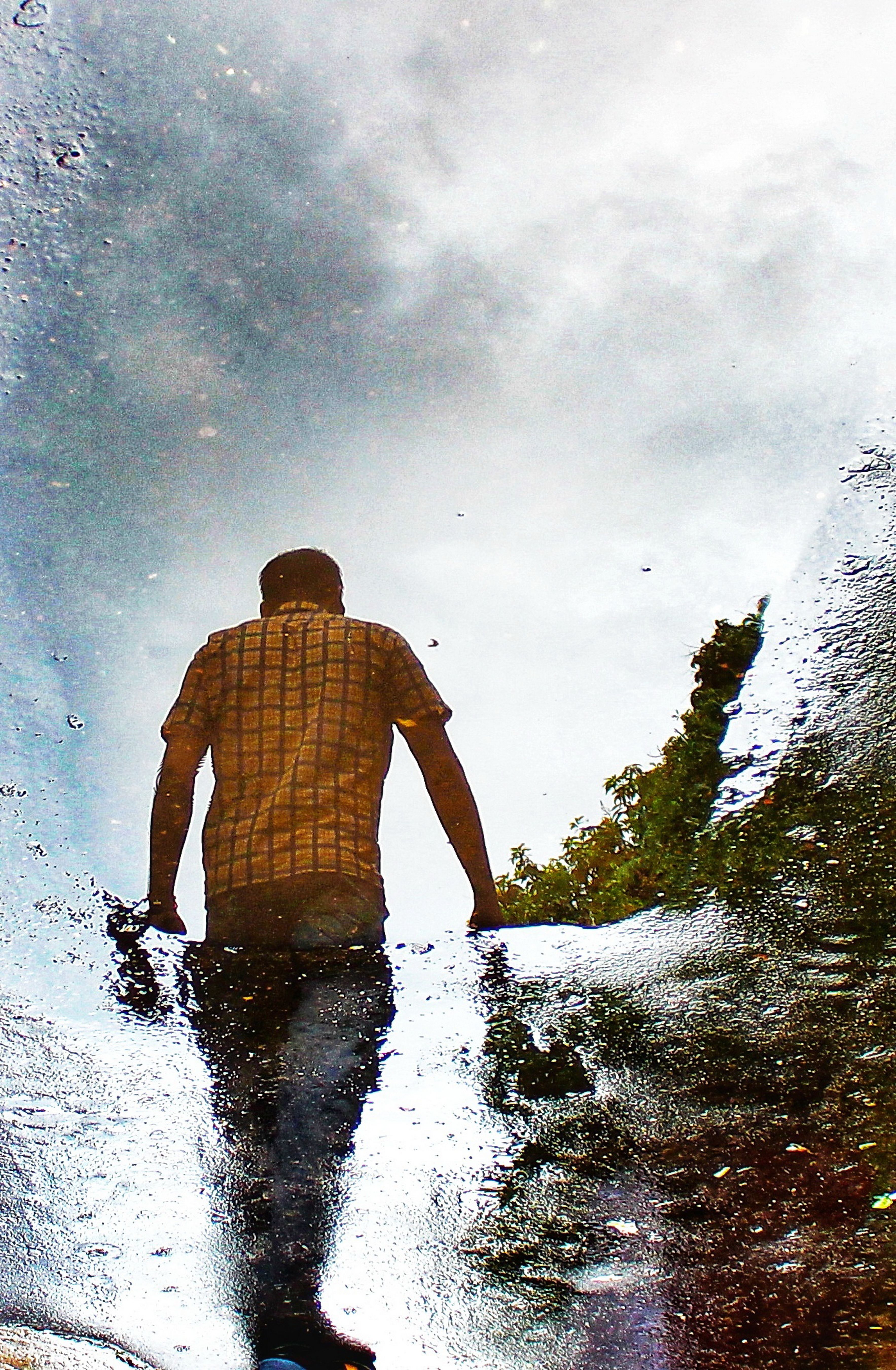 Back View of a Walking Man · Free Stock Photo
