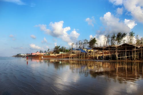 Бесплатное стоковое фото с береговая линия, деревни, деревня
