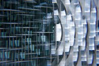 Glass Wall in an Office Building