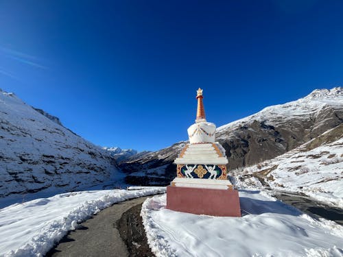 Ingyenes stockfotó buddhista, havas, hegyek témában