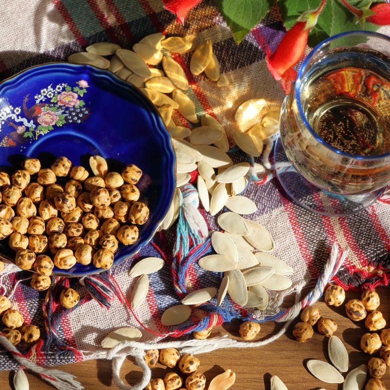 Roasted Chickpea Flour Cardamom Drink