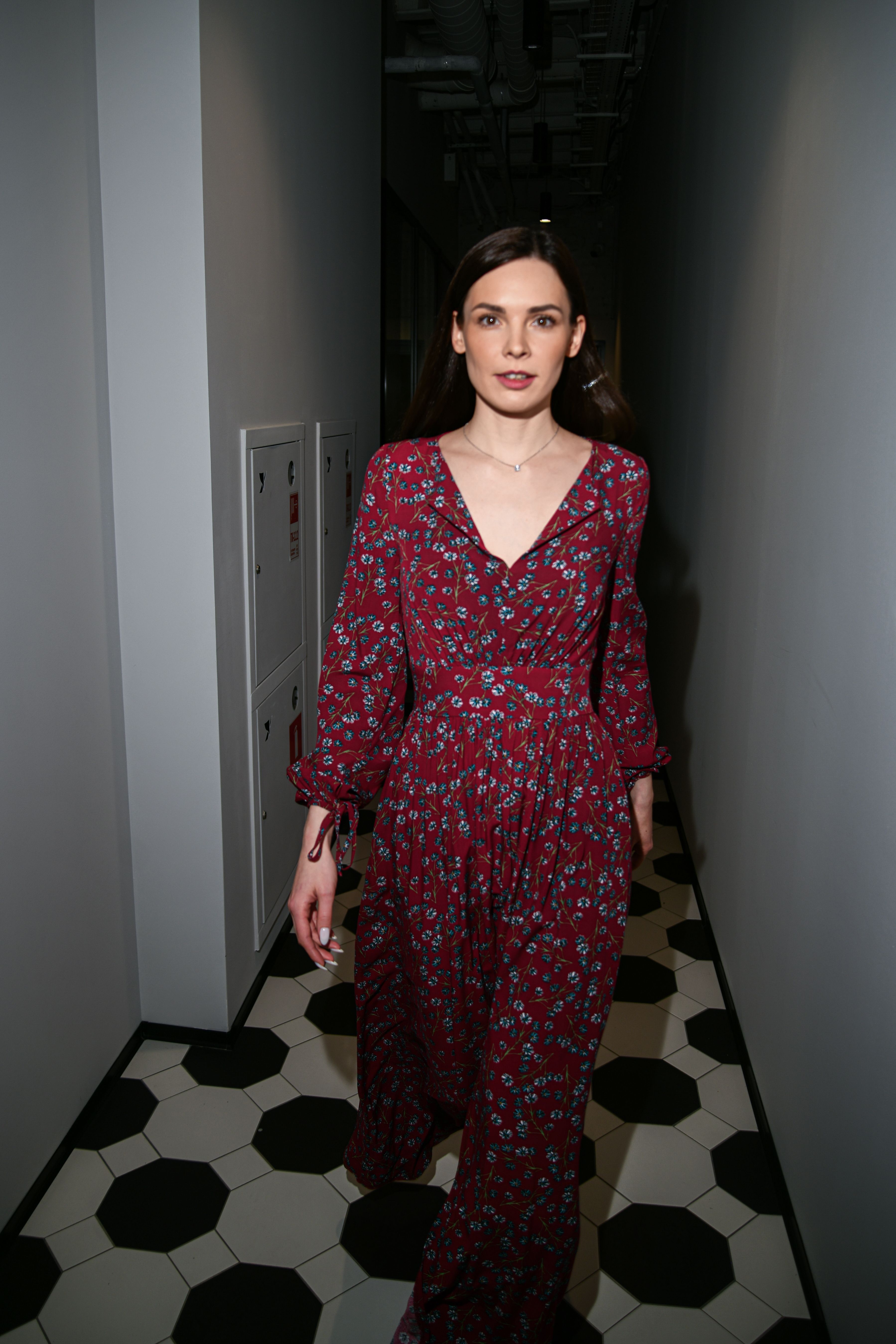 Vestido Floral Vermelho
