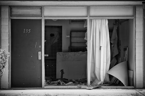 Imagine de stoc gratuită din abandonat, alb-negru, cameră