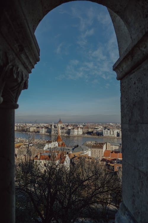 bina, Budapeşte, dikey atış içeren Ücretsiz stok fotoğraf