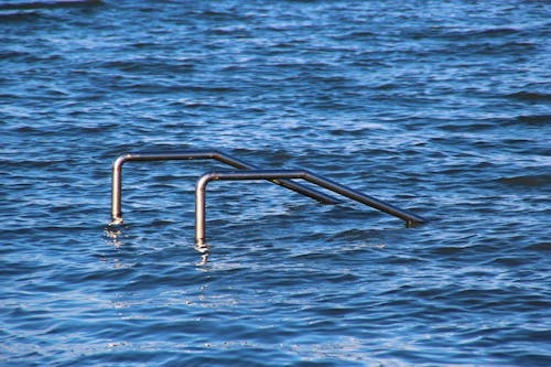 Metal Handrails in Lake